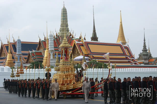 การซ้อมย่อยริ้วขบวนพระบรมราชอิสริยยศฯ วันแรก 7 ต.ค.