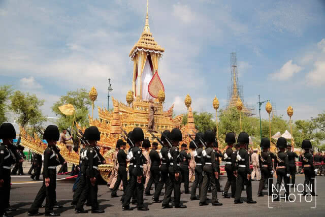 (ภาพชุด)การซ้อมย่อยริ้วขบวนพระราชอิสริยยศฯ วันแรก