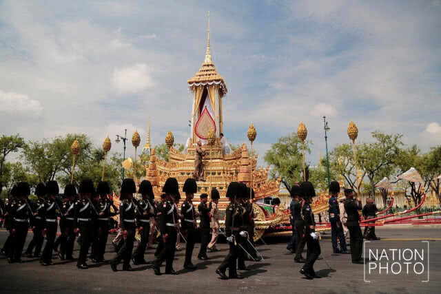 (ภาพชุด)การซ้อมย่อยริ้วขบวนพระราชอิสริยยศฯ วันแรก