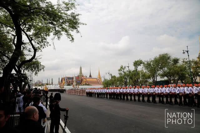 (ภาพชุด)การซ้อมย่อยริ้วขบวนพระราชอิสริยยศฯ วันแรก