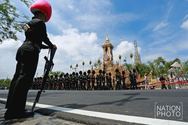 การซ้อมย่อยริ้วขบวนพระบรมราชอิสริยยศฯ วันแรก 7 ต.ค.