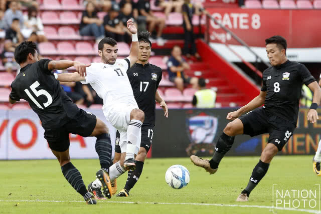 (ภาพชุด) ฟุตบอลกระชับมิตร U-23 ไทยพ่ายจอร์แดน 1-0