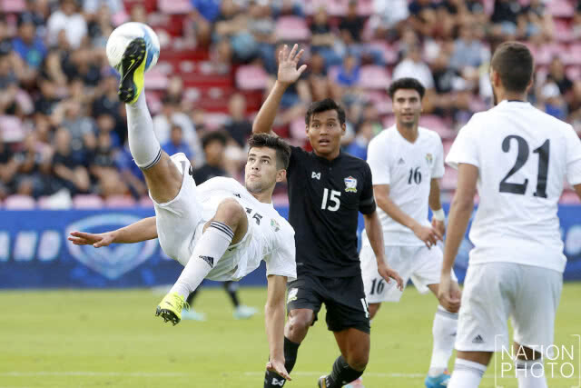 (ภาพชุด) ฟุตบอลกระชับมิตร U-23 ไทยพ่ายจอร์แดน 1-0