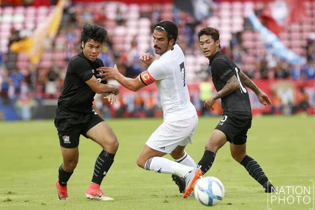 (ภาพชุด) ฟุตบอลกระชับมิตร U-23 ไทยพ่ายจอร์แดน 1-0
