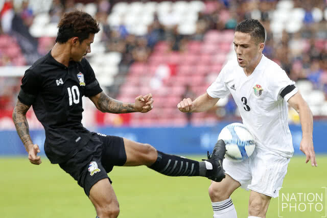 (ภาพชุด) ฟุตบอลกระชับมิตร U-23 ไทยพ่ายจอร์แดน 1-0