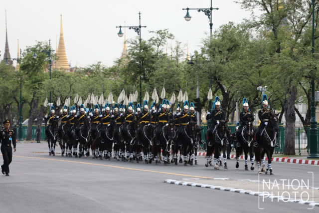 ซ้อมย่อยริ้วขบวนพระบรมราชอิสริยยศ
งานพระราชพิธีถวายพระเพลิงพระบรมศพ