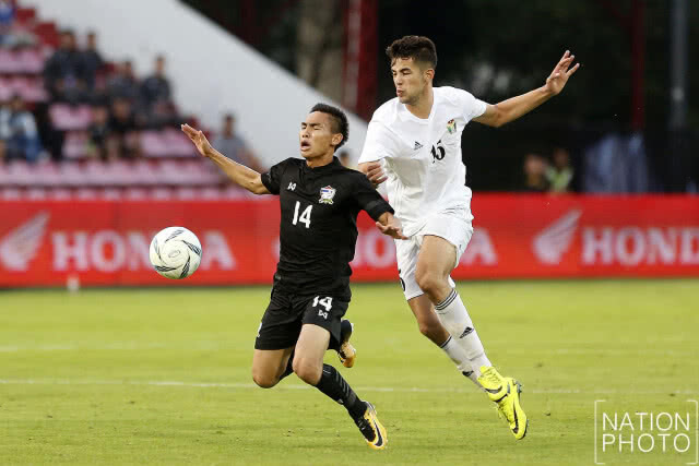 (ภาพชุด) ฟุตบอลกระชับมิตร U-23 ไทยพ่ายจอร์แดน 1-0