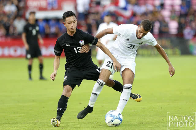 (ภาพชุด) ฟุตบอลกระชับมิตร U-23 ไทยพ่ายจอร์แดน 1-0