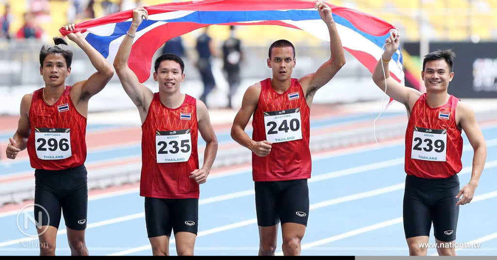 ส.กรีฑา สั่งแบน 4 ลมกรดหนุ่มไทย ชุดเหรียญทองซีเกมส์ 1 ปี