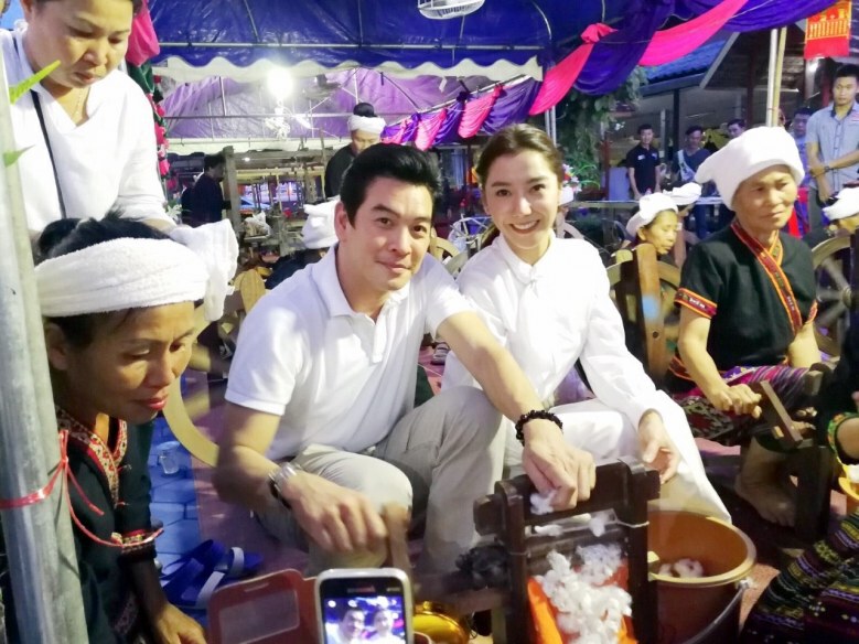 "ชาคริต-ไอซ์" นำทีมดาราร่วมงาน "ปั่นฝ้ายสายบุญ จุลกฐิน" น้อมถวายแด่ "ในหลวง รัชกาลที่ 9"