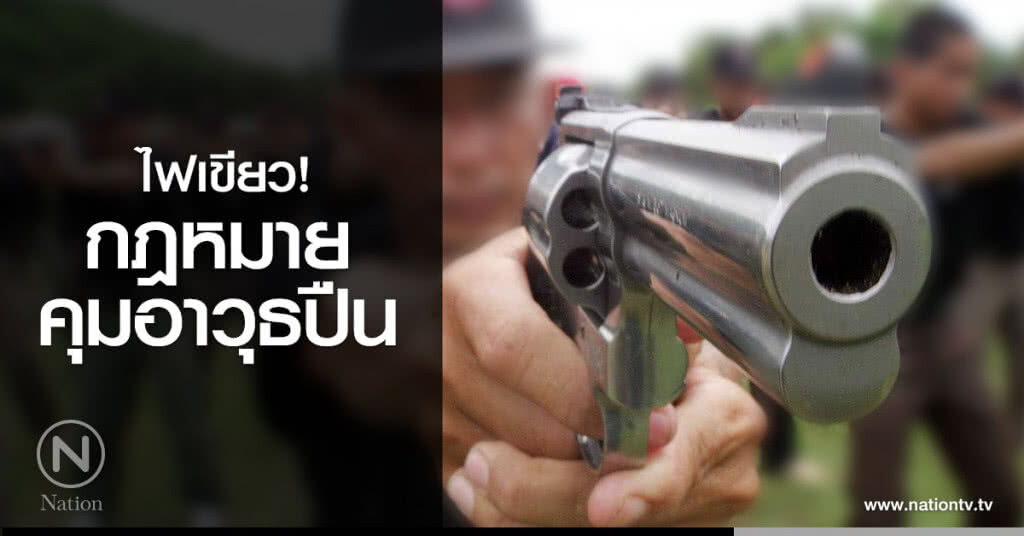 ไฟเขียว กฎหมายคุมอาวุธปืน