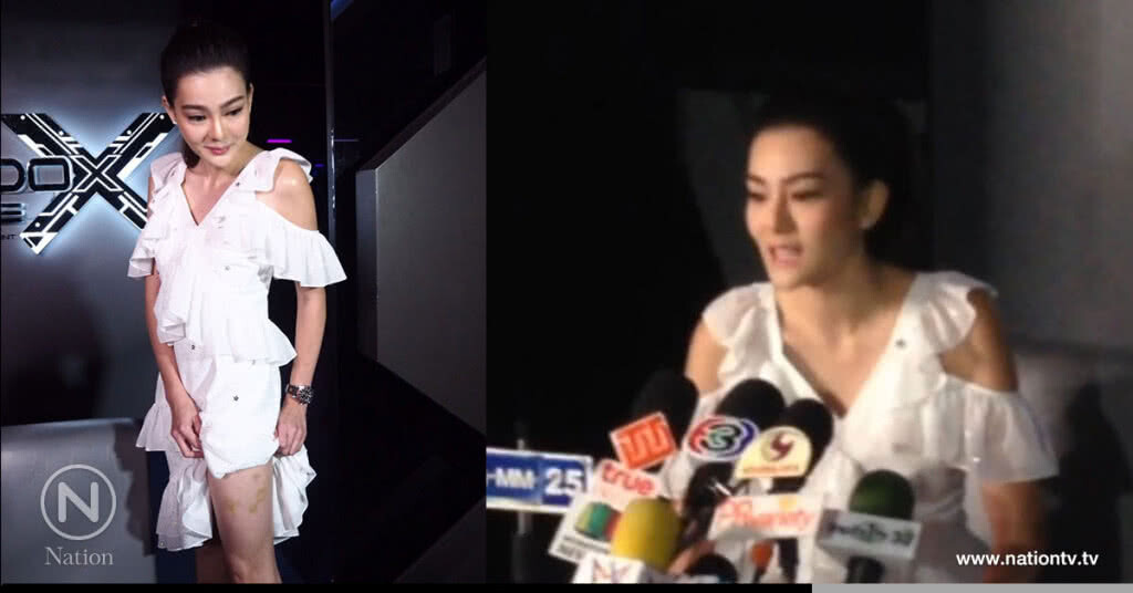 "ดิว" เคลียร์ข่าว
 นางร้าย ด. 
ตบลูก ส.ส. กลางผับ
ยันตัวเองเป็นฝ่ายถูกทำร้าย
แถมโดนข่มขู่