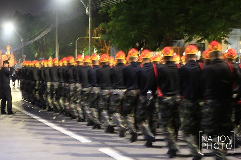 (ภาพชุด) ซ้อมริ้วขบวนพระบรมราชอิสริยยศฯ เคลื่อนพระบรมศพ