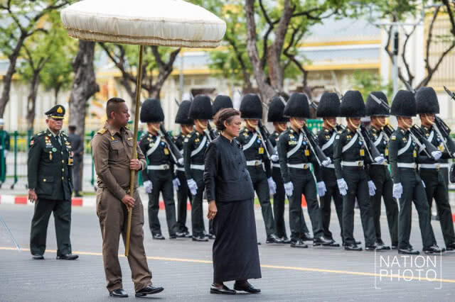 ซ้อมริ้วขบวนพระบรมราชอิสริยยศ พระบรมศพ ในหลวง ร.๙