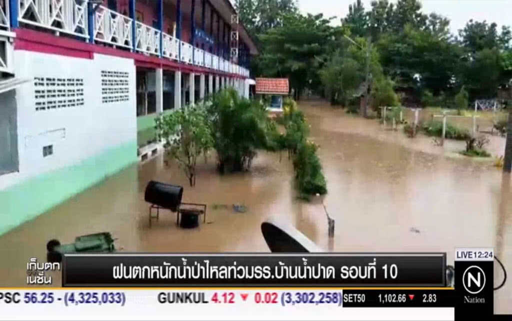 ฝนตกหนัก น้ำป่าไหลท่วม รร.บ้านน้ำปาด รอบที่ 10 ฝนตกหนัก น้ำป่าไหลท่วม รร.บ้านน้ำปาด รอบที่ 10