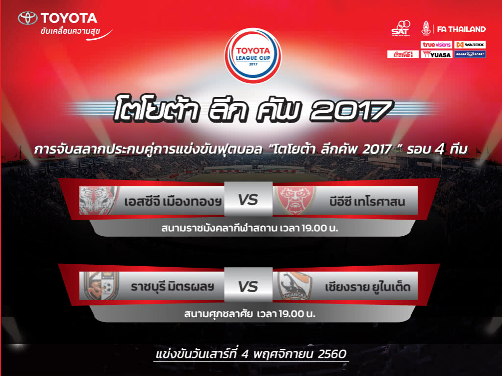 เมืองทอง ชน เทโร ศึกลีกคัพ รอบรองฯ เมืองทอง ชน เทโร ศึกลีกคัพ รอบรองฯ