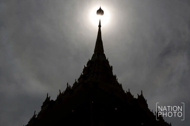 (ภาพชุด) พิธีบวงสรวง พระเมรุมาศจำลอง สงขลา