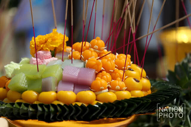 (ภาพชุด) พิธีบวงสรวง พระเมรุมาศจำลอง สงขลา