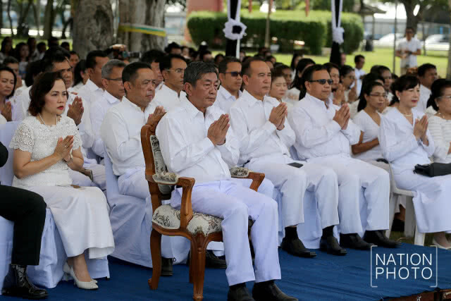 (ภาพชุด) พิธีบวงสรวง พระเมรุมาศจำลอง สงขลา