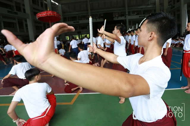 กรมศิลป์จัดซ้อมโขนหน้าพระที่นั่งทรงธรรม พระราชพิธีถวายพระเพลิงฯ ร.9