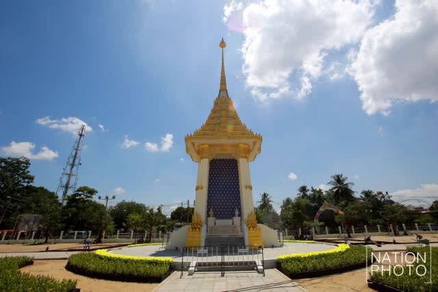 (ภาพชุด)พระเมรุมาศจำลอง จังหวัดยะลา