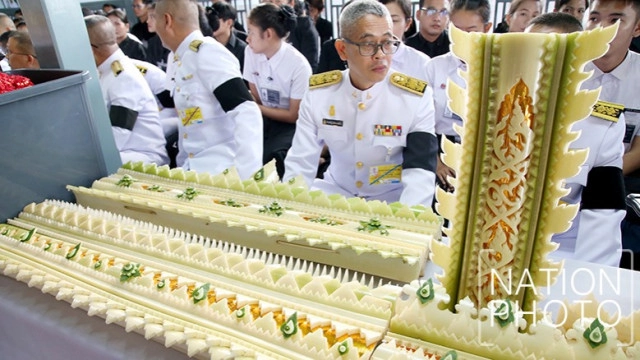 สมเด็จพระเทพฯ เสด็จพิธีบวงสรวงเครื่องสดประดับพระจิตกาธาน