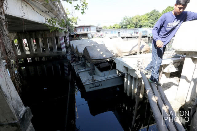 ตรวจสอบ-ทดสอบเรือผลักดันน้ำ 12 ลำ ที่ติดตั้งในคลองลาดพร้าว