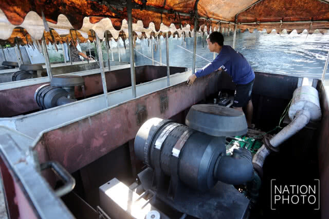 ตรวจสอบ-ทดสอบเรือผลักดันน้ำ 12 ลำ ที่ติดตั้งในคลองลาดพร้าว