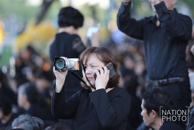 (ภาพชุด) ซ้อมใหญ่เสมือนจริงครั้งสุดท้ายริ้วขบวนพระบรมราชอิสริยยศเคลื่อนพระบรมศพ รัชกาลที่ 9