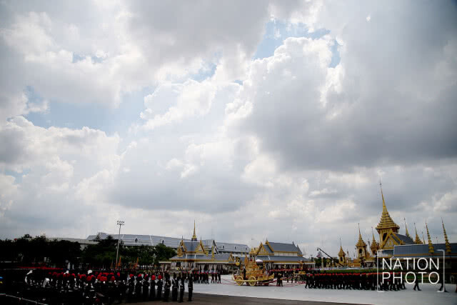 ซ้อมใหญ่เสมือนจริงครั้งสุดท้าย ริ้วขบวนพระบรมราชอิสริยยศเคลื่อนพระบรมศพ รัชกาลที่ 9
