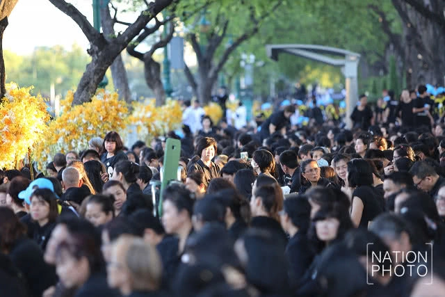 (ภาพชุด) ซ้อมใหญ่เสมือนจริงครั้งสุดท้ายริ้วขบวนพระบรมราชอิสริยยศเคลื่อนพระบรมศพ รัชกาลที่ 9