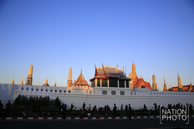 เคลื่อนขบวนราชรถเตรียมพร้อมซ้อมริ้วขบวนพระบรมราชอิสริยยศ