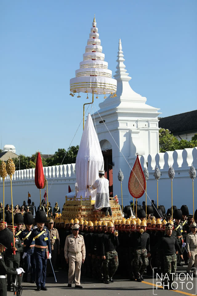 สมเด็จพระเทพฯ ทรงร่วมซ้อมใหญ่เสมือนจริงครั้งสุดท้ายริ้วขบวนพระบรมราชอิสริยยศเคลื่อนพระบรมศพ