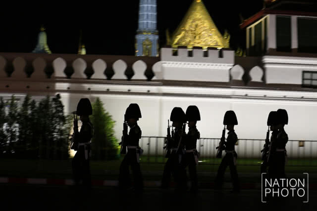 เคลื่อนขบวนราชรถเตรียมพร้อมซ้อมริ้วขบวนพระบรมราชอิสริยยศ