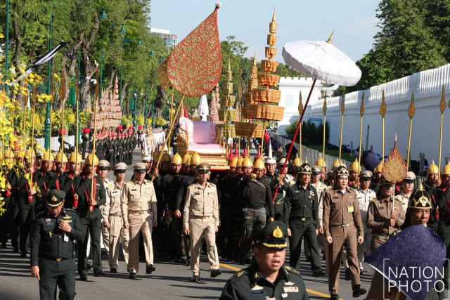 สมเด็จพระเทพฯ ทรงร่วมซ้อมในริ้วขบวนพระบรมราชอิสริยยศฯ
