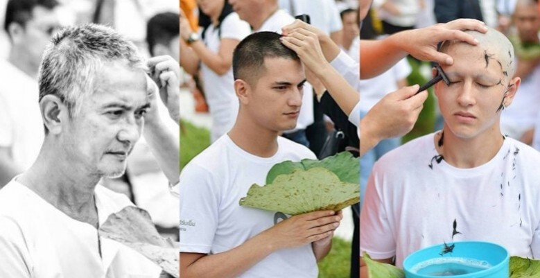 'ทนงศักดิ์-ชิน-กวินท์'  ร่วมอุปสมบทหมู่ ปฏิบัติเจริญภาวนาถวายในหลวงรัชกาลที่๙