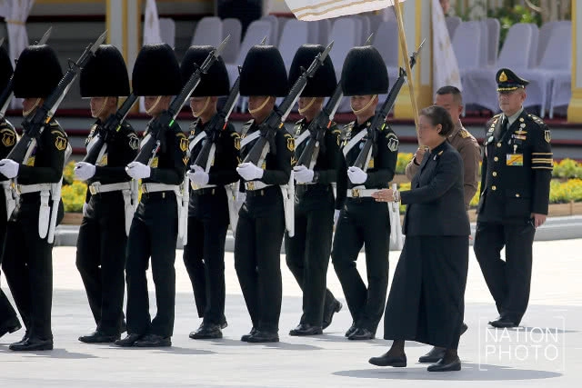สมเด็จพระเทพฯ ทรงร่วมซ้อมใหญ่เสมือนจริงริ้วขบวนพระบรมราชอิสริยยศเคลื่อนพระบรมศพ ร.9 ริ้วขบวนที่ 4