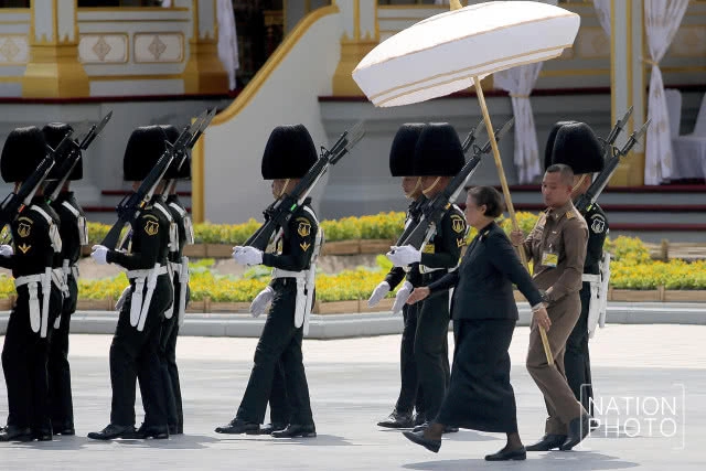 สมเด็จพระเทพฯ ทรงร่วมซ้อมใหญ่เสมือนจริงริ้วขบวนพระบรมราชอิสริยยศเคลื่อนพระบรมศพ ร.9 ริ้วขบวนที่ 4
