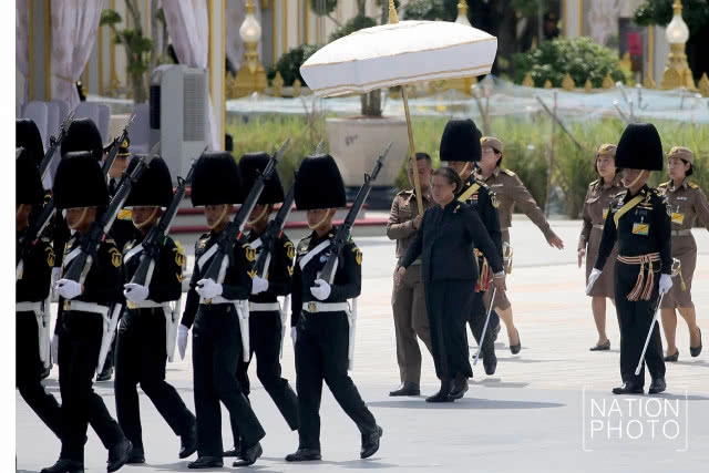 สมเด็จพระเทพฯ ทรงร่วมซ้อมใหญ่เสมือนจริงริ้วขบวนพระบรมราชอิสริยยศเคลื่อนพระบรมศพ ร.9 ริ้วขบวนที่ 4