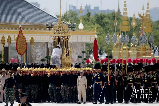สมเด็จพระเทพฯ ทรงร่วมซ้อมใหญ่เสมือนจริงริ้วขบวนพระบรมราชอิสริยยศเคลื่อนพระบรมศพ ร.9 ริ้วขบวนที่ 4