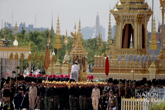 สมเด็จพระเทพฯ ทรงร่วมซ้อมใหญ่เสมือนจริงริ้วขบวนพระบรมราชอิสริยยศเคลื่อนพระบรมศพ ร.9 ริ้วขบวนที่ 4