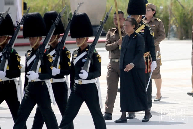 สมเด็จพระเทพฯ ทรงร่วมซ้อมใหญ่เสมือนจริงริ้วขบวนพระบรมราชอิสริยยศเคลื่อนพระบรมศพ ร.9 ริ้วขบวนที่ 4