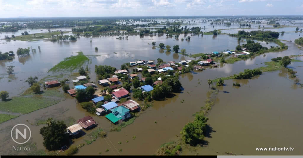 "แม่น้ำยม"เพิ่มต่อเนื่อง
ท่วมหมู่บ้าน 
50 หลังคาเรือนติดเกาะ