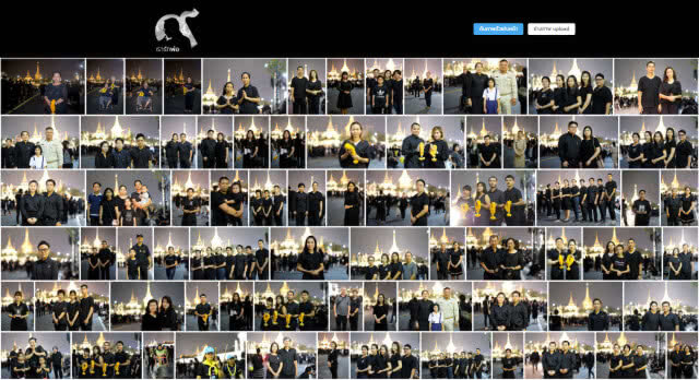 ชื่นชม! ระบบค้นหาภาพด้วยใบหน้า
สำหรับช่างภาพและประชาชนที่ร่วมงานพระราชพิธีฯทั่วประเทศ