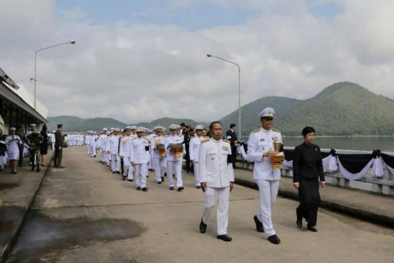 เชียงใหม่ลอยเถ้าดอกไม้จันทน์เขื่อนแม่งัดสมบูรณ์ชล