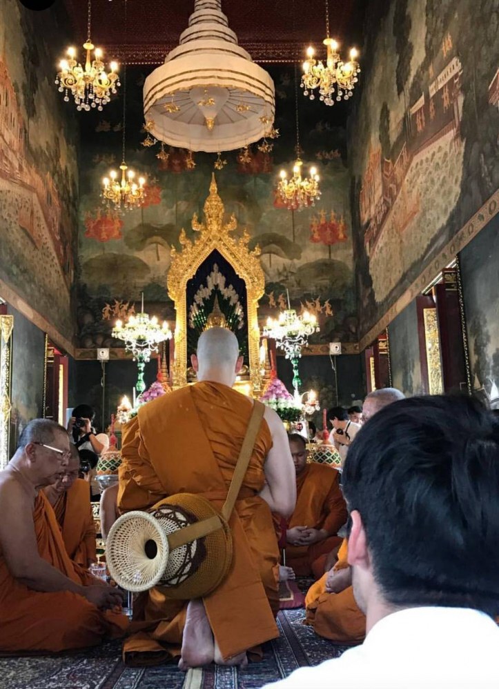 "ภัทร์" บวชแล้วเช้านี้ถวายเป็นพระราชกุศลแด่ในหลวงรัชกาลที่9