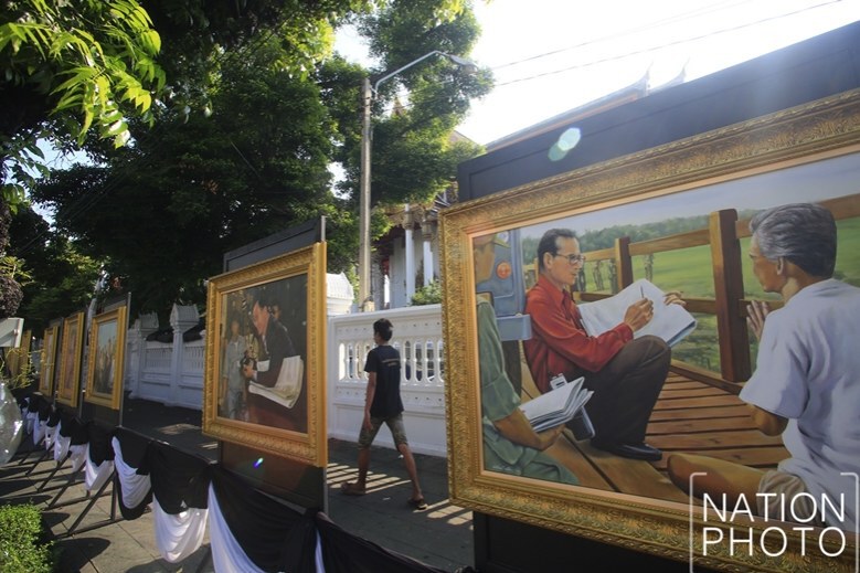 ภาพประวัติศาสตร์ พระบรมสาทิสลักษณ์ในหลวง ร.9 (ภาพชุด)