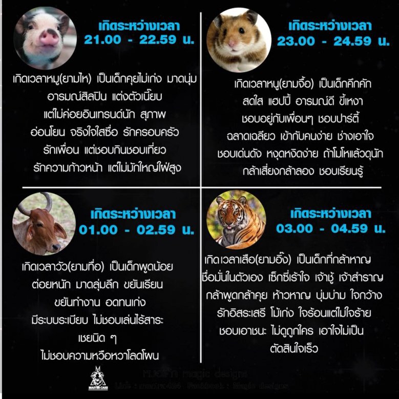 หมอเค้ก จัดเต็ม! ทำนายนิสัยตามเวลาเกิด