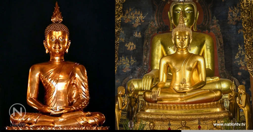 พระบรมราชสรีรางคาร ร.๙ 
บรรจุ ณ พระพุทธอังคีรส วัดราชบพิธฯ 
และ พระพุทธชินสีห์ วัดบวรนิเวศวิหาร