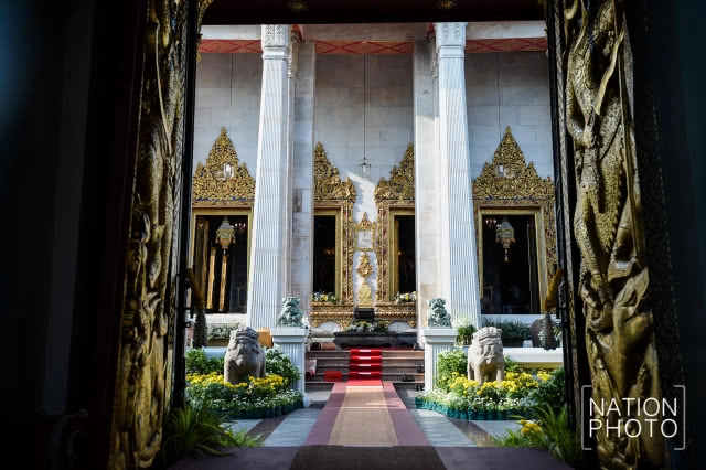 พระบรมราชสรีรางคาร ร.๙ 
บรรจุ ณ พระพุทธอังคีรส วัดราชบพิธฯ 
และ พระพุทธชินสีห์ วัดบวรนิเวศวิหาร